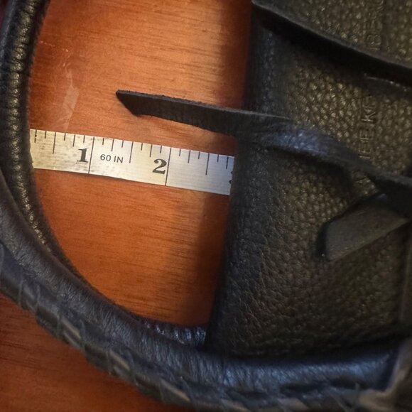 Aimee Kestenberg Black & Gold Leather Handbag With Zipper Pockets - Picture 8 of 9